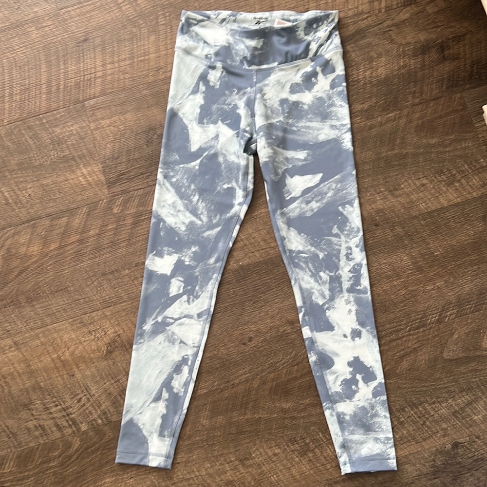 Reebok blue leggings size small NWT